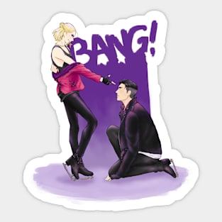 bang bang Sticker